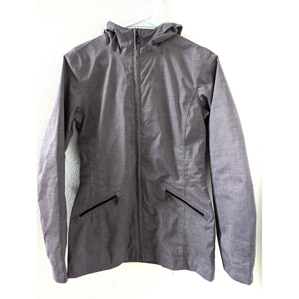 The North Face Hyvet Jacket XS Women's Gray Full Zip Hooded